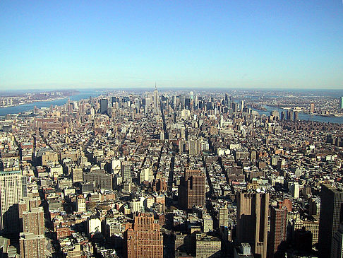 Blick über New York