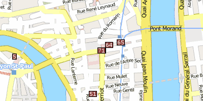 Stadtplan Abbaye De Saint Martin d’Ainay Lyon