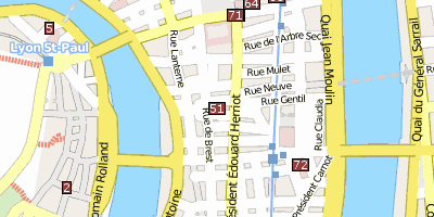 Stadtplan Église Saint-Nizier Lyon