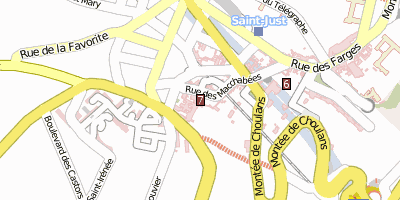 Kirche Saint-Irénéé Stadtplan