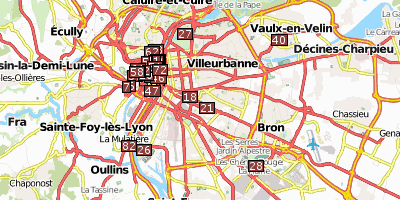 Parc Gerland Lyon Stadtplan