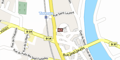 Stadtplan Tournus